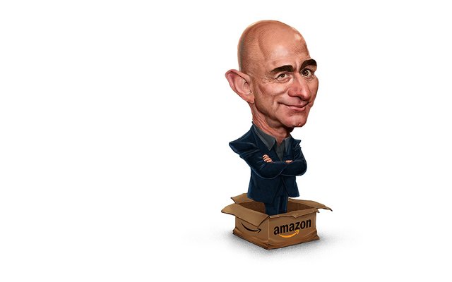 Jeff Bezos hat mit Amazon Milliarden von Dollar verdient.