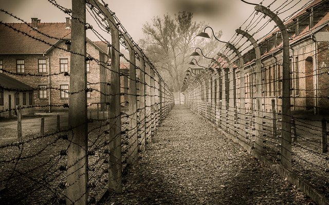 Im Zweiten Weltkrieg wurden sechs Millionen Juden in sogenannten Konzentrationslagern ermordet.