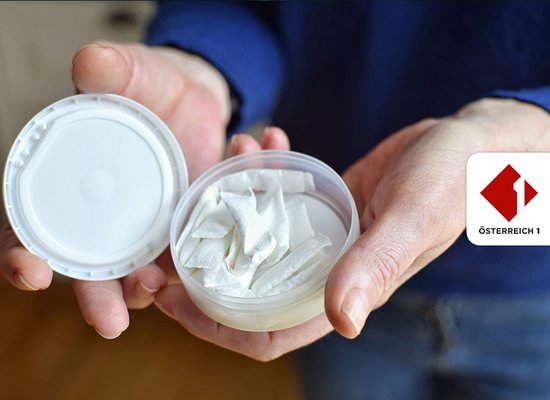 Ö1-Hörbeitrag: Nikotinbeutel