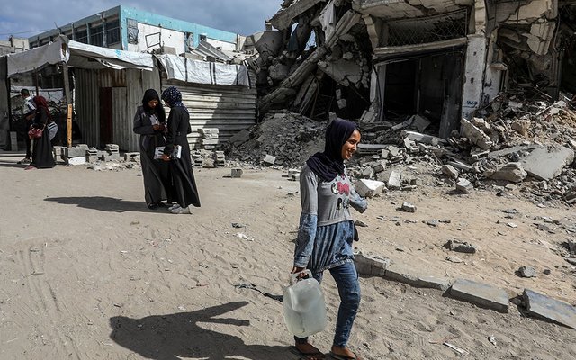 Viele Gebäude im Gazastreifen wurden zerstört.